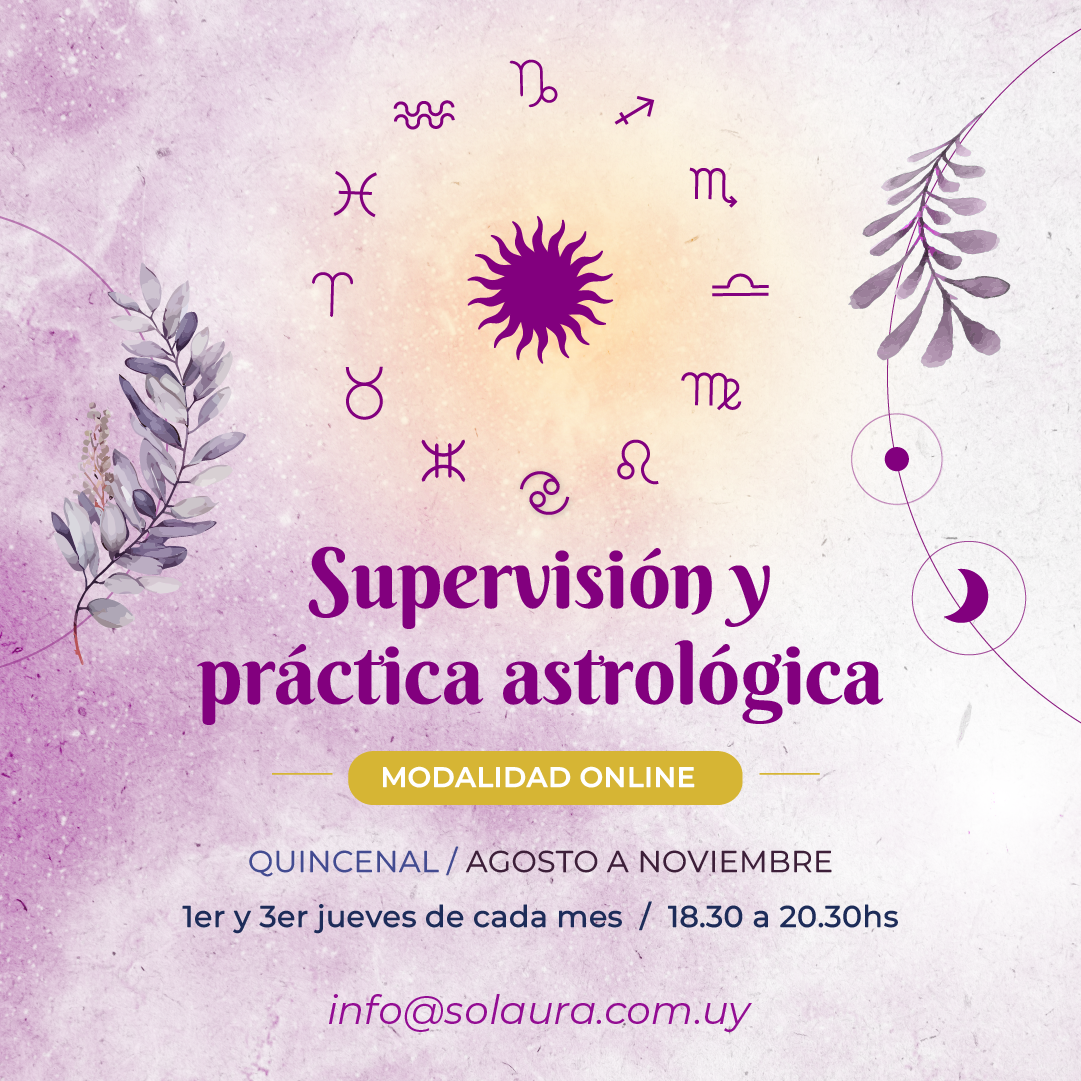 Supervisión y práctica astrológica 2024