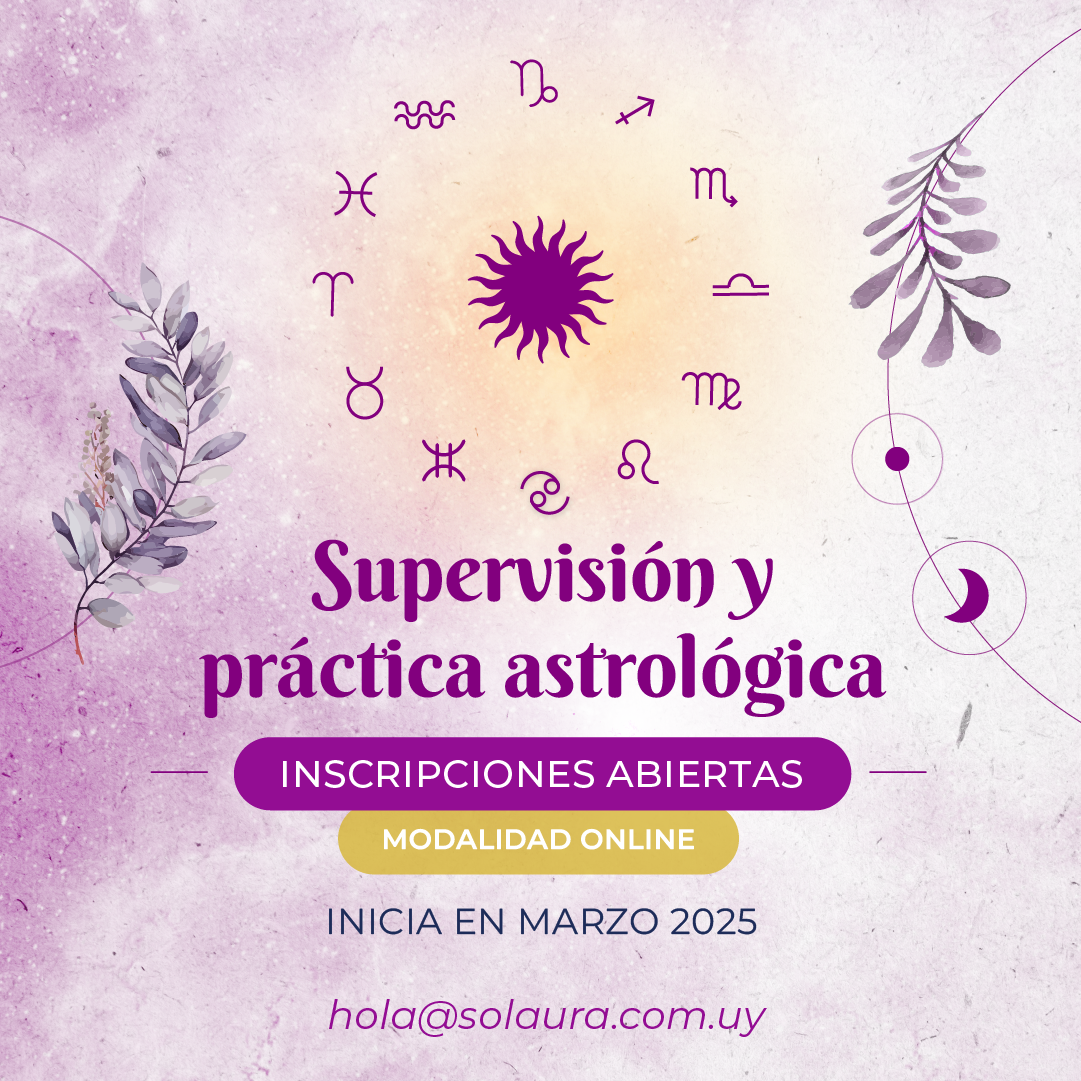 Supervisión y práctica astrológica 2025